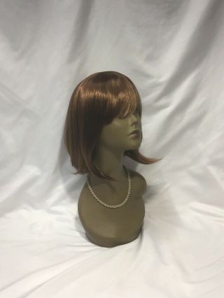 Vintage Female Mannequin Head Bust Wig Hat Jewelry Display
