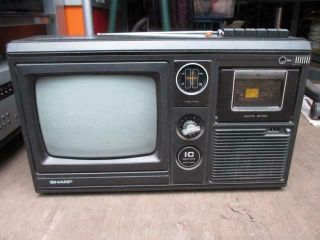 Vintage Sanyo Tri - Mate 1000 Tv Radio Cassette Recorder Boombox Ghettoblaster