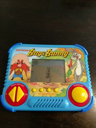 1990 Tiger Electronics Bugs Bunny Lcd Game Vintage Handheld Warner Bros