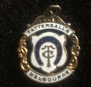 Vintage 1920 ' s Tattersall ' s Club Melbourne Members badges (4) 2