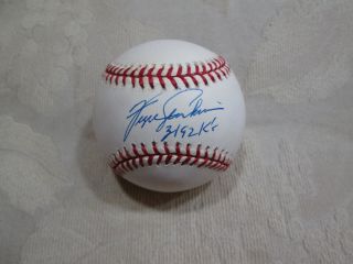 Vintage Fergie Jenkins Auto Signed Baseball Chicago Cubs Great Gift Idea
