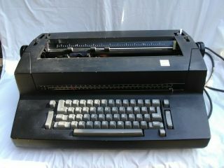 Vintage Black Ibm Selectric Ii Correcting Typewriter Runs