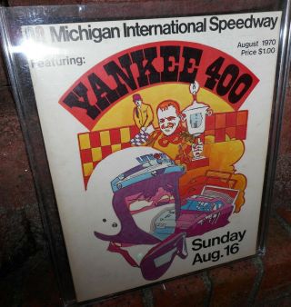Vintage Nascar Michigan International Speedway Official Program - August,  1970