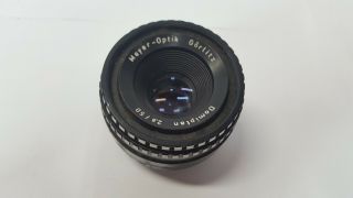 Meyer - Optik Gorlitz Domiplan Vintage Prime Camera Lens 2.  8/50 - As - Is