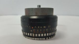 Meyer - Optik Gorlitz Domiplan Vintage Prime Camera Lens 2.  8/50 - As - Is 2