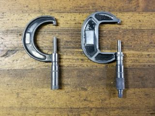 Vintage Micrometer Precision Measuring Tools • Machinist Mechanics Gauges ☆usa