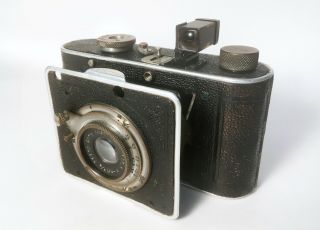 Vintage 1935 German Foth Derby 3b/3.  5 Vest Pocket Camera W/focal Plane Shutter