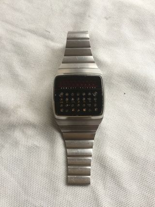 Vintage Led Watch Hewlett Packard Hp - 01 Watch For Spares