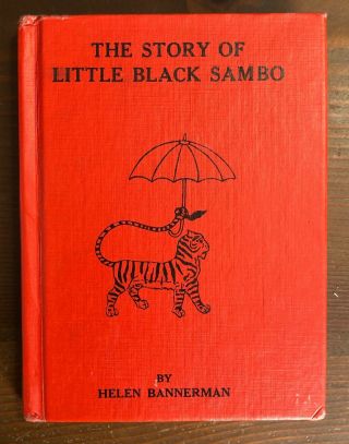 The Story Of Little Black Sambo Helen Bannerman Vintage Lippincott Hb Authorized