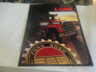 1973 Ford L - Line Truck Brochure 15 Pages