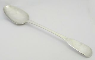 Fine Rare Large Heavy Georgian Solid Silver Basting Spoon Hm1824 Richard Britton