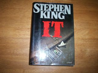 Stephen King Vintage 1986 It First Edition Hardcover Book