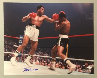 Muhammad Ali Signed 16x20 Boxing Photo Autographed Auto 25/50 Jsa Loa Hof