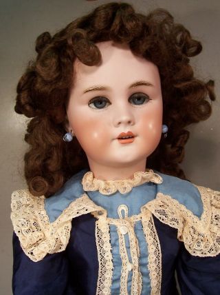 Lovely 24 inch Antique DEP French Bisque Head Doll by Jumeau 2