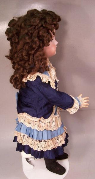 Lovely 24 inch Antique DEP French Bisque Head Doll by Jumeau 3