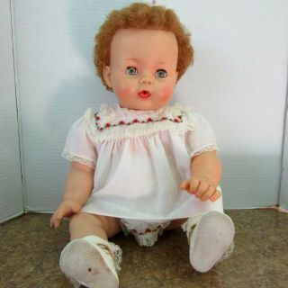 Ideal Playtex Dryper Baby 23 In.  1959 Doll No Box