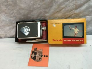 Neat Vintage Kodak Brownie Movie Camera Model 2