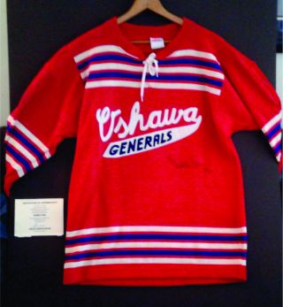 Bobby Orr Oshawa Generals Autographed Vintage Wool Sweater - North Roads