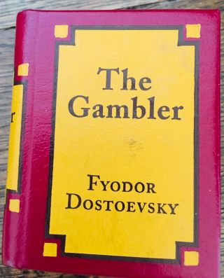 Del Prado Miniature Book The Gambler By Dostoevsky