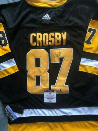 Sidney Crosby Signed Pittsburg Penguins Black Jersey