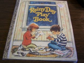 A Little Golden Book - Rainy Day Play Book - 1981 - " B " Edition
