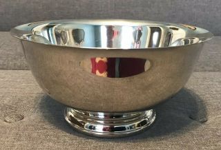 Vintage Webster Wilcox Silverplate Pedestal Bowl 7 " Bicentennial