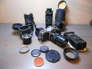 Asahi Pentax K1000 35mm Film Camera / Vintage Camera With Accessories