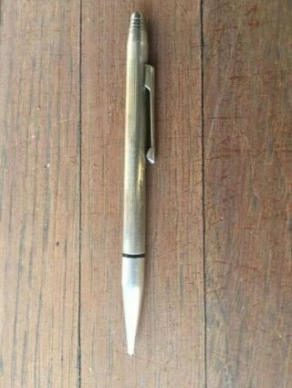 Sterling Silver Vintage Cross Mechanical Pencil – W/ Pocket Clip