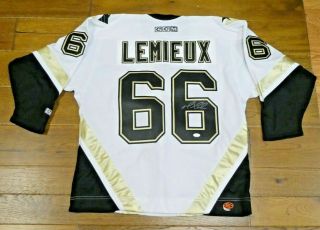 Mario Lemieux Signed Penguins Hockey Jersey With Full Jsa Letter