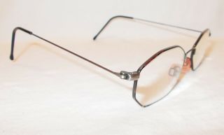 Vintage Neostyle Tortoise Wire Rim Eyeglass Frames 48[]17 Pink Nose Pads 2