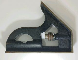 Vintage Starrett Combination Square Head Machinist Measuring Tool