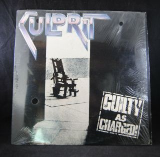 Vintage Culprit - Guilty As Charged - Shrapnel 1983 Vinyl 33 Album 1008