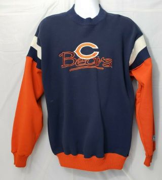 Vintage Chicago Bears Nfl - The Game Sewn Crew Neck Sweatshirt Xl Embroidered