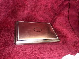 J.  Sedlicky Wiener Werkstatte Sterling Silver Enamel Cigarette Case Box Vesta