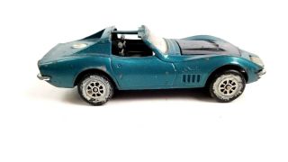 Vintage Corgi Toys 387 1970 Chevrolet Corvette Sting Ray 1:43 Diecast Model Car