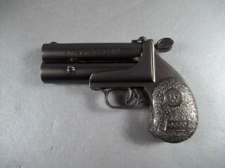 Vintage Captain Pistol Handgun Butane Torch Lighter Not Sure If It