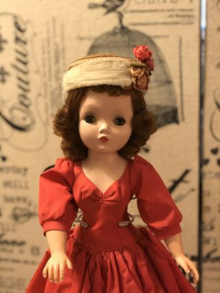 Gorgeous Vintage Madame Alexander Cabbage Rose Cissy Doll 1950’s