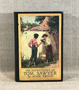 Antique 1917 The Adventures Of Tom Sawyer Mark Twain Worth Brehm Hc