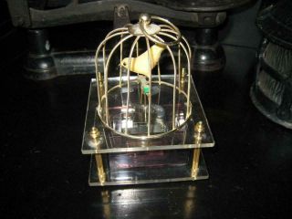 Vintage Mechanical Bird In Cage Music Box Tune: The Way We Were