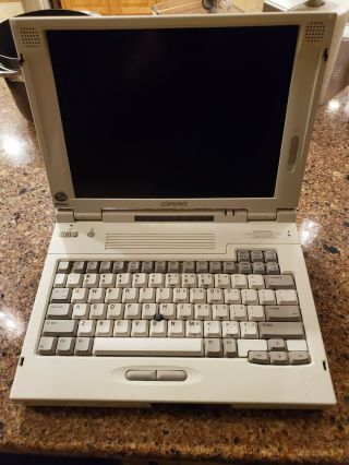 Compaq Lte5400 Laptop Retro Vintage Pc - 80mb Ram,  8gb Cf Ssd,  Some Issues.