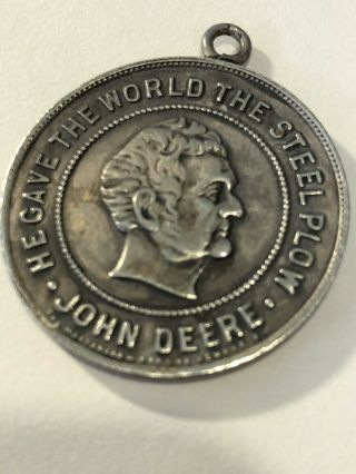 Vintage John Deer “he Gave The World Steel Plow” Coin Moline,  Il