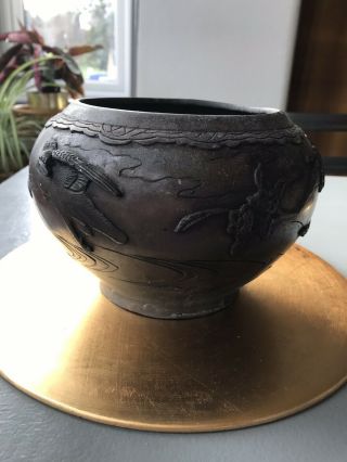 Antique Chinese Bronze Incense Pots