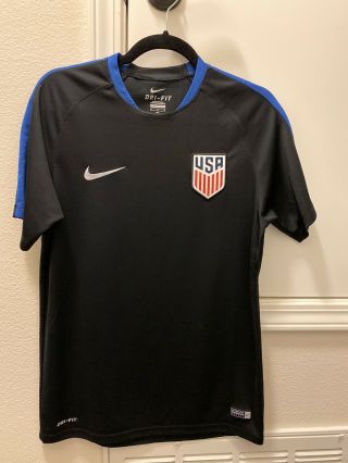 Nike Men’s United States Soccer Training Jersey Medium M Us Usa Usmnt Dri - Fit