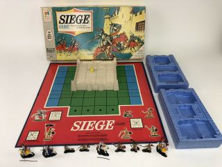 Vintage 1966 Siege Board Game Milton Bradley Mb Complete