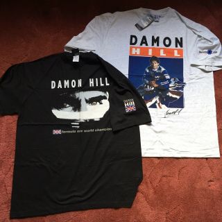 Vintage Damon Hill Williams Jordan Arrows F1 Formula One Xl T - Shirt Bnwt