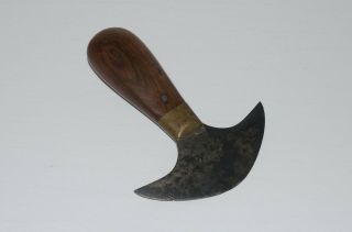 Vintage H F Osborne Newark Nj Round Head Knife Leather Tool 5 " Long