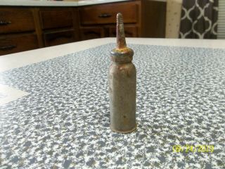 Vintage Early Miniature Remington Rem Oil Can Metal Bottle Can Antique Gun Rifle