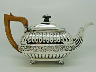 Antique Georgian Silver Teapot London 1809 - Ch 640g Quality