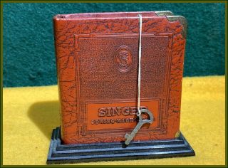 Vintage Singer Sewing Machine Co.  Book Bank Savings Bank