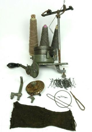 Steber No1 Circular Sock Knitting Machine Antique For Parts/repair Ithica,  N.  Y.